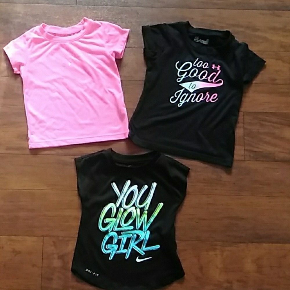Toddler girl athletic  shirts